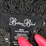 Brittany Black Elegant Lace knit Cardigan Cover Photo 10