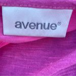 Avenue Pink Flowy Ruched Arm 3/4 Sleeve Top Size 3X Photo 9