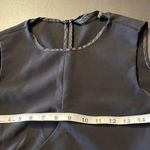 ZARA  Trafaluc Black Crop Crew Neck Sleeveless Top Side Zip Women’s Size S Photo 6