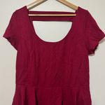 Torrid NWT  Peplum Red Dress Size 14 NEW Bodycon Christmas Holiday Business Photo 2