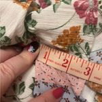 Everly  Patchwork Floral Jumpsuit Romper Size Small V Neck Shorts Resort Boho Photo 3