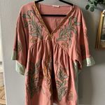 Boutique Sunday Up Flowy Embroidered Dress Photo 0