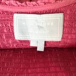 Hill House  The Naia Nap Mini Dress Lipstick Pink Smocked Puff Sleeve Size Small Photo 4