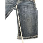 Miss Me Rhinestones cross embroidered jeans Bermuda shorts Photo 4