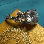 Dazzling Solid Silver 2.0ct Moissanite Ring Photo 5