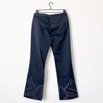 EXPRESS Black Beaded Embellished Dress Pants Trousers Boot Cut Sz 5/6 Photo 3