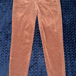 American Eagle Corduroy Pants High Waisted Button Fly Pockets Copper Brown Sz 0 Photo 0