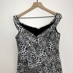 Black Halo Hepburn Kaleidoscope Off Shoulder Dress Womens Size 12 White Black Photo 6