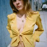 Realisation Par 💕💕 The Stevie Top ~ Sunflower Yellow Print XS Photo 1