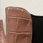 Stuart Weitzman Norah Alligator Embossed Leather Chelsea Boots Photo 9