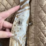 Dennis Basso  Quilted Jacket Women’s 1X Gold Beige Silk Shell Quiet Luxury Chic Photo 10