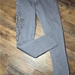 True Religion Gray Women's SkinnyJeans with Jude Ornate Studding size 26 Photo 6