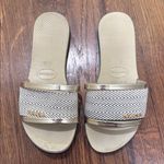 Havaianas Cream and Gold Sandals Minimalist Design Photo 0