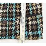 John Paul Richard VTG Uniform  Plaid Clueless Preppy Academia Blazer Jacket Sz 12 Photo 5