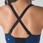 Lululemon Ta Ta Tamer III Bubbles Pipe Dream Blue Black / Black EUC Photo 4