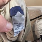 J.Crew Womens Wool Tan Knee Length Dress Short Sleeve Size 4 Career Work Wear Tan Photo 5