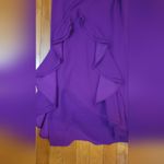 Badgley Mischka Belle  Amanda Orchid Cascading Ruffle Dress Size 10 Photo 9