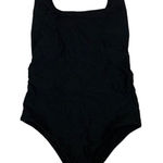 Aerie  Small Black One Piece Swimsuit Scoop Neck Beach Swimwear Photo 0