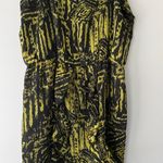 Blue Rain for Francesca’s Black/Yellow Graphic Print Mini Dress Spaghetti Straps Photo 3