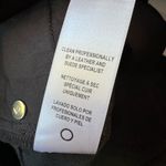 frame denim Frame High Rise Black Lamb Leather Bermuda Shorts Size 25 New Photo 7