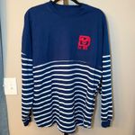 Disney  World Park Spirit Jersey Red White Blue Striped USA Patriotic Size Medium Photo 0