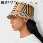 Burberry Authentic  Vintage Check Bucket Hat Photo 4