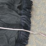 Vintage Fringe Long Open Vest Black 18 Photo 4