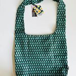 Diane Von Furstenberg Arrow Geo/Disco Zebra Green Reversible Reusable Bag DVF Photo 0