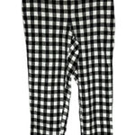 Banana Republic  Factory Hayden Pant Black & White Checkered Linen Blend Size 8 Photo 0