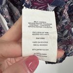 Taylor & Sage  Womens XL Floral Print Long Sleeve Blouse Top‎ Boho Purple Flowy Photo 8