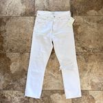 Citizens‎ of Humanity Charlotte Crop HighRise White Denim Cotton Jeans NWT Photo 1