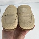 Free People  Mules 39 At Ease 2.0 Loafer Suede Embossed Leather Cafe Beige Womens Photo 10