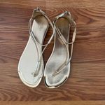 Gold Color Gladiator Sandals Size 8 Photo 1
