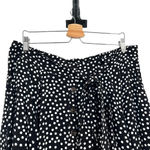 Torrid  Mini Challis Skirtall Black White Dot Print Plus‎ Size 0X Photo 4