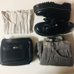 Vintage Deadstock Chardon Paris Gray Wide Wale Corduroy Pants NWT Size 5 Photo 2