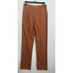 Isabel Marant  Lirokae Herringbone High Rise Pleated Jeans Terracotta FR 36 US 4 Photo 6