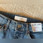 Topshop NWT Top Shop Jamie Skinny Blue Denim Jeans Size 2 (W25, L30) Photo 9