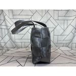 Harvey's Seatbelt Woven Tote Purse Durable Top Handle Gray Womens READ Photo 3