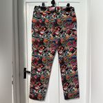 Krazy Larry Pull on passport print pants size 16 Photo 2