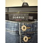 Torrid Sky High Skinny Button Fly Jeans Size 24R EUC Photo 3