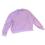 SheIn  Lilac Purple Women's‎ Large Cotton Long Sleeve Slighty Cropped Sweatshirt Photo 2