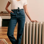 Sézane Manu Pants, Denim Blue, FR34/US2 Photo 0