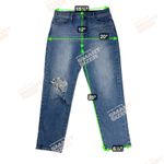 Lucky Brand  High Rise Mom Ankle Jean Drew Medium Wash Stretch Denim Size 10/30 Photo 4