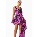 Elliatt  Yuna Asymmetric Party Mini Dress In Pink S Photo 1