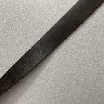 Lauren Ralph Lauren Brown Leather Belt Silver Buckle Distressed Large 1 3/8th" Photo 3