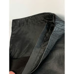Diversity Women's Knee Length Genuine Leather Straight Skirt Black Size 6 Photo 3