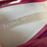 Nine West Vintage NWFurgus Fuchsia Patent Slingback Peep Toe Platform Heels 8M Photo 5