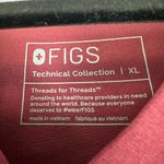 FIGS Casma Three Pocket Scrub Top Size XL Burgundy Nurse Medical Doctor Photo 7