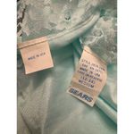 Vintage Sears Sexy Lace Open Sided Lingerie Top green & white size medium Photo 10
