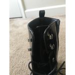 Wild Diva Women's High Top Gloss Boots Shoes Size 9 Black Photo 2